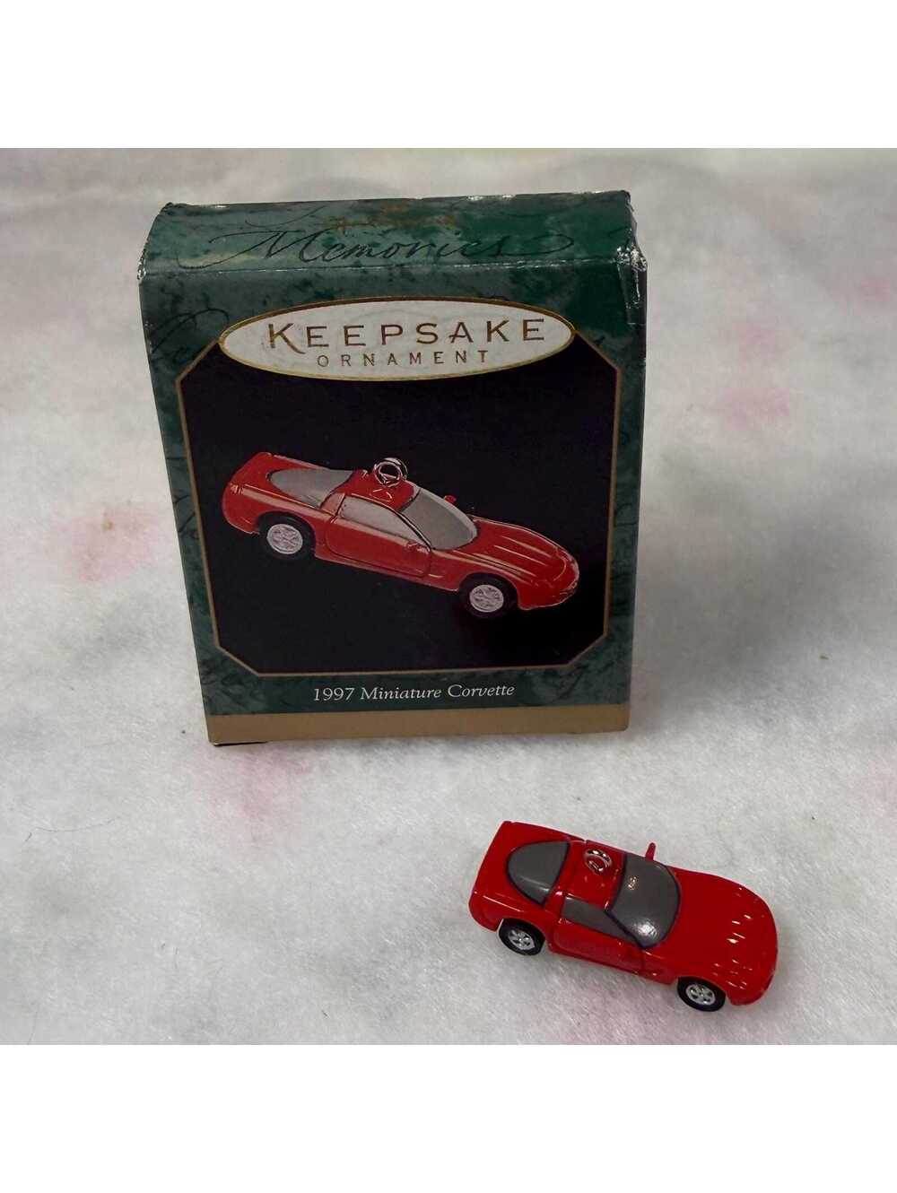 Red Corvette - Hallmark Miniature Keepsake Ornament - 1997